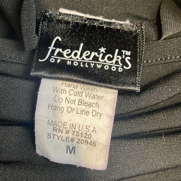 Fredericks of Hollywood black dress size medium - Picture 5 of 7
